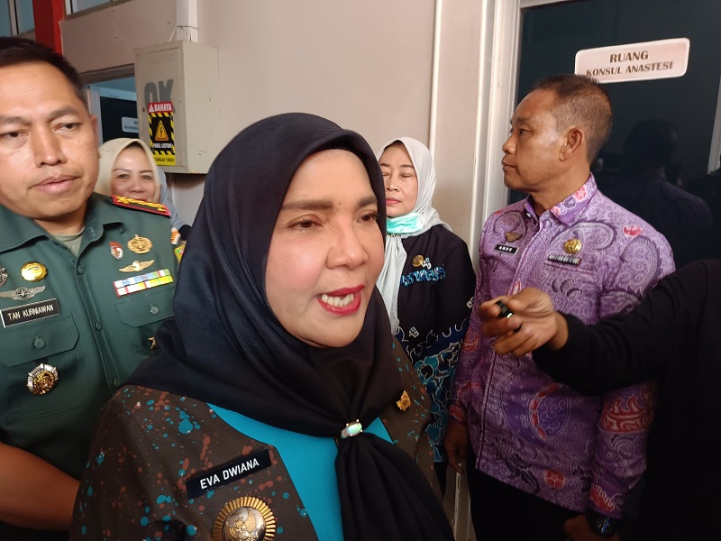 Eva Dwiana berharap kerjasama antara pemprov dan pemerintah kota kepada PJ Gubernur Samsudin || 5W1HINDONESIA.ID