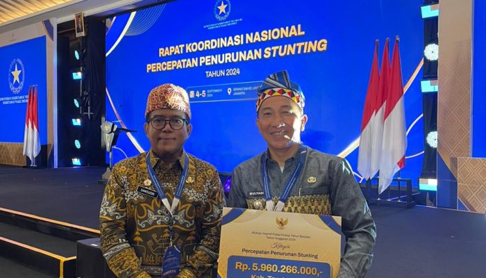 Provinsi Lampung dan Kabupaten Tanggamus Dapat Apresiasi Dana Insentif Fiskal Stunting Tahun 2024