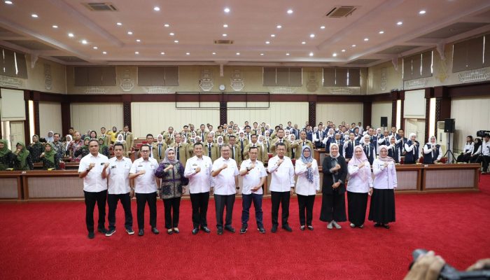 Pemprov Lampung Terima Kunjungan Tim Studi Lapangan Pelatihan Kepemimpinan Pengawas Angkatan III dan IV Provinsi Sumsel 2024