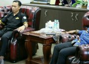 Pj. Gubernur Lampung Samsudin menerima kunjungan pengurus Ikatan Wartawan Online (IWO) Provinsi Lampung || Foto: Adpim Pemprov Lampung