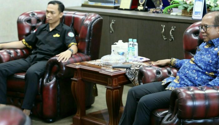 Pj Gubernur Samsudin Terima Kunjungan Pengurus IWO Lampung