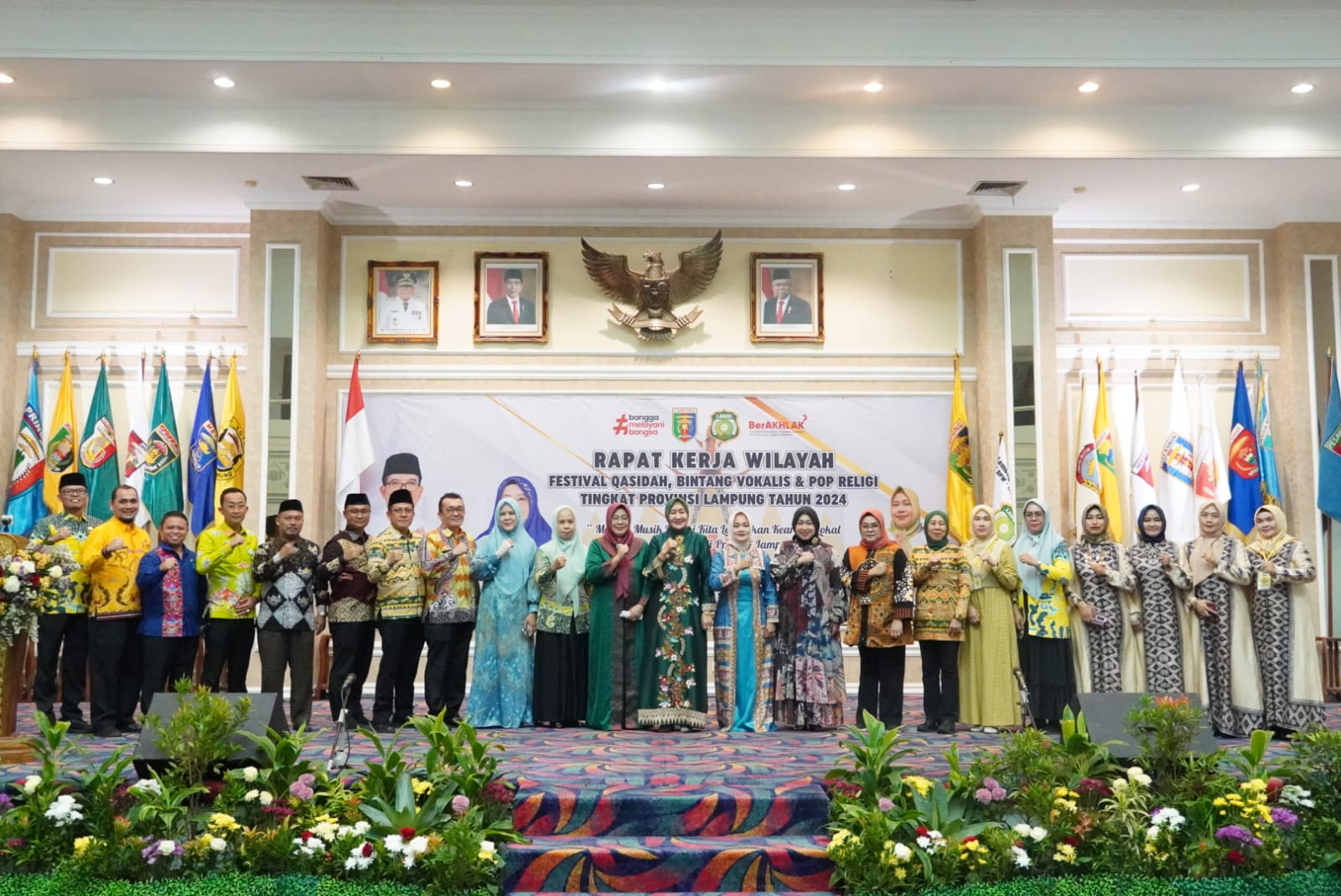 Suasana Rapat Kerja Wilayah LASQI Nusantara Jaya, Festival Qasidah, Bintang Vokalis dan Pop Religi Tingkat Provinsi Lampung Tahun 2024 || Foto: Dinas Kominfo dan Statistik Provinsi Lampung