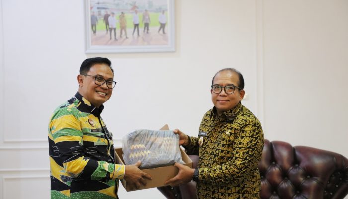 Pj Gubernur Samsudin Terima Kunjungan Kakanwil Kemenkumham Lampung dan Jajarannya