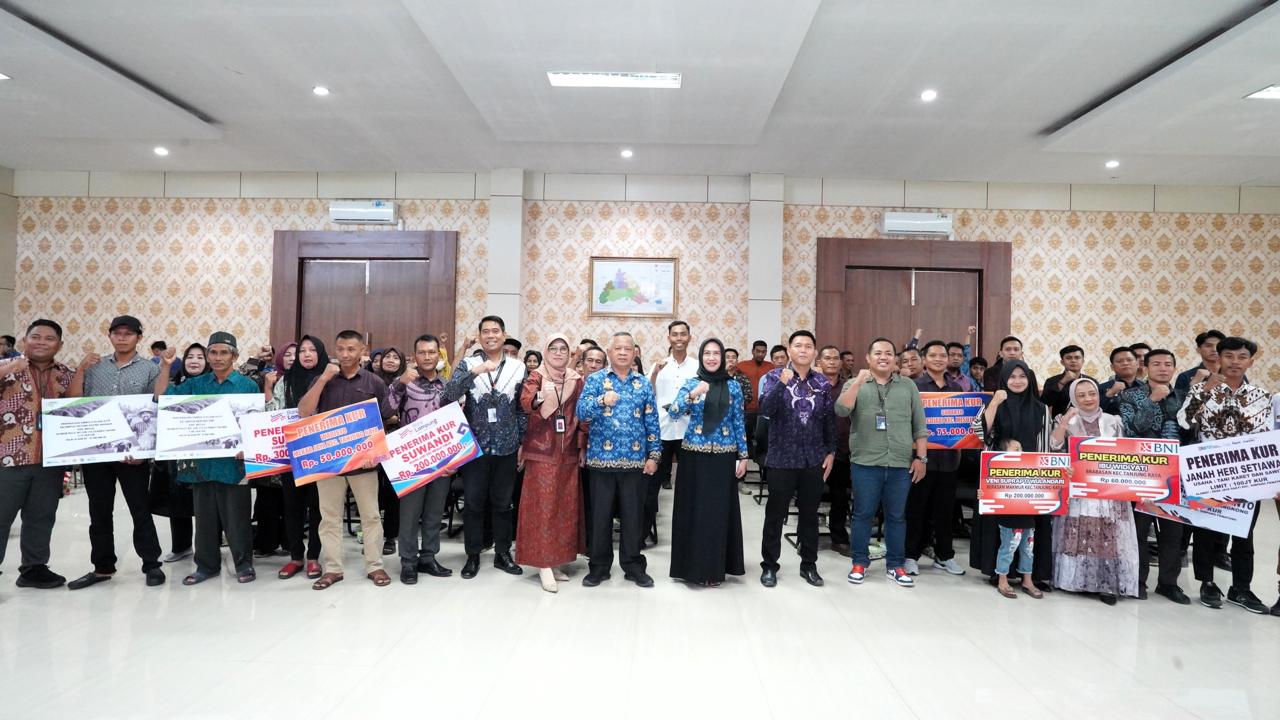 OJK bersama dengan Tim Percepatan Akses Keuangan Daerah (TPAKD) dan Pemerintah Kabupaten Mesuji menggelar kegiatan Product Matching || Foto: OJK Provinsi Lampung