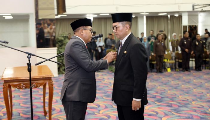 Pj Gubernur Lampung Lantik Inspektur Provinsi sebagai Pj Sekdaprov