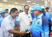 Pj Gubernur Samsudin Lepas Kontingen Lampung Ikuti Pra-Pekan Olahraga Pelajar Nasional Zona II 2024