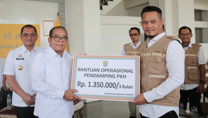 Terima Kunjungan Pendamping PKH, Pj Gubernur Lampung Minta Jaga Netralitas dalam Pilkada Serentak 2024