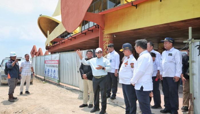 Pj Gubernur Lampung Tinjau Progres Pembangunan Kawasan Bakauheni Harbour City