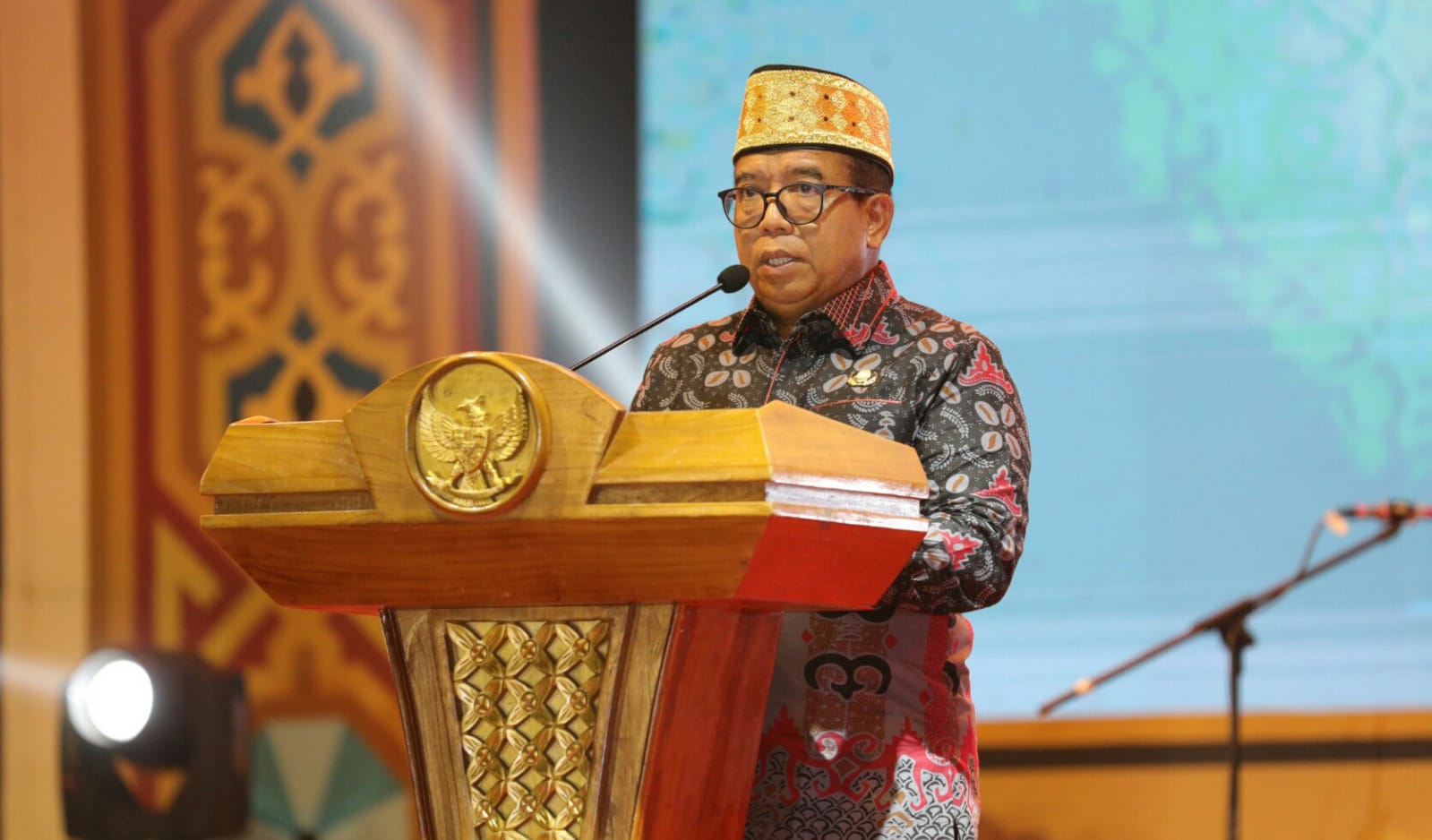 Pj. Gubernur Lampung Samsudin menutup Musabaqah Tilawatil Qur’an (MTQ) Tingkat Provinsi Lampung ke-51 Tahun 2024 || Foto: Adpim Pemprov Lampung