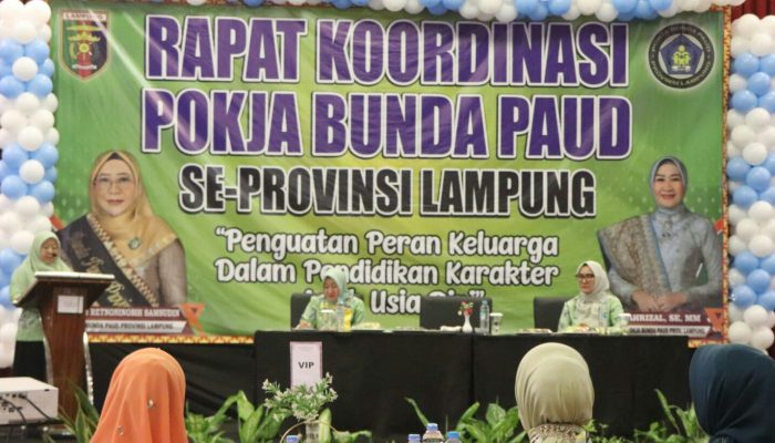 Rakor Pokja Bunda PAUD 2024, Maidawati: Keluarga Jadi Pendidik Utama dan Pertama Bagi Anak