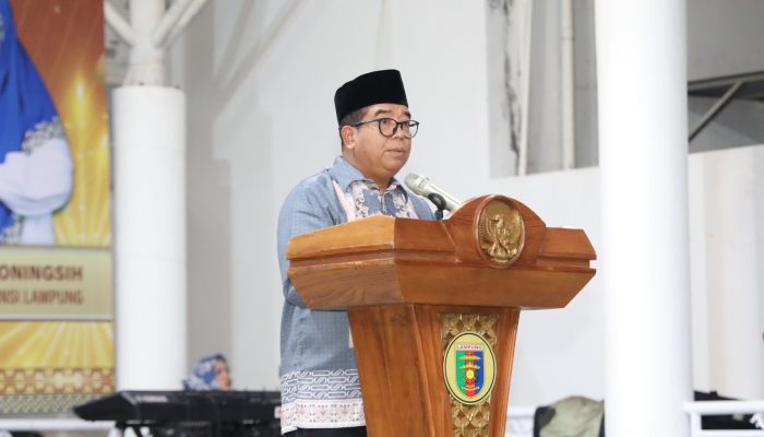 Pj Gubernur Lampung Laksanakan Doa Bersama Sambut Tahun Baru 2025