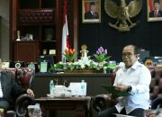 Pj Gubernur Samsudin Terima  Kunjungan Komite Advokasi Daerah Anti Korupsi Provinsi Lampung