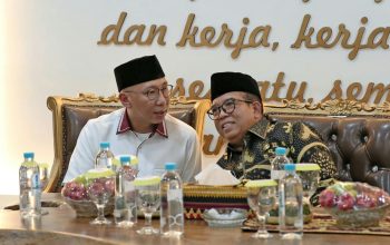 Pj. Gubernur Lampung Samsudin menghadiri Acara Silaturahmi Forkopimda bersama Gubernur dan Wakil Gubernur Lampung Terpilih 2025-2030 || Foto: Adpim Pemprov Lampung