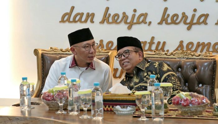 Tingkatkan Sinergitas, Pj Gubernur Samsudin Gelar Silaturahmi Bersama Gubernur dan Wakil Gubernur Lampung Terpilih 2025-2030