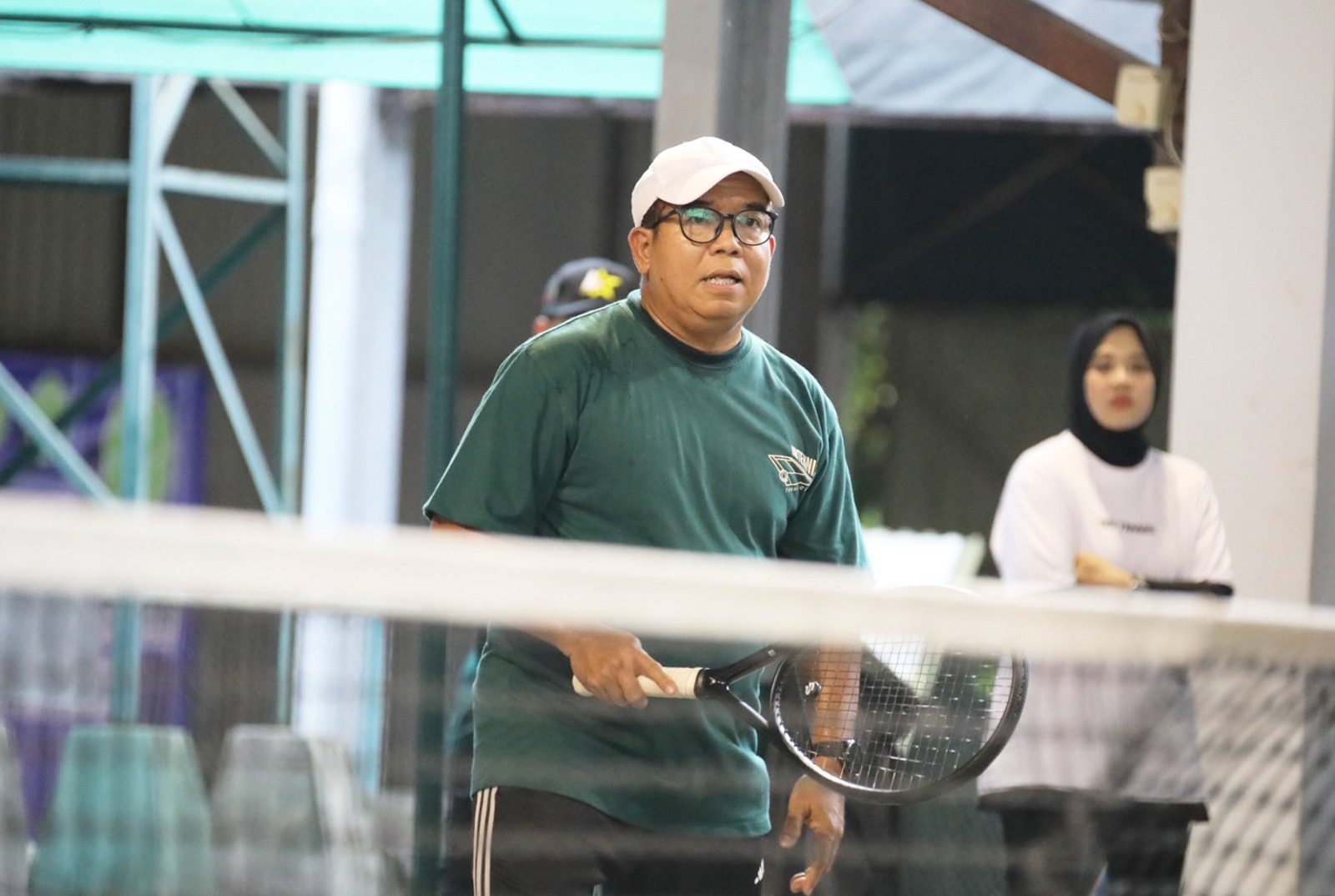 Pj. Gubernur Lampung Samsudin membuka Turnamen Tenis dalam Rangka HUT Klub Tennis Yay ke-1 Tahun 2025 || Foto: Adpim Pemprov Lampung