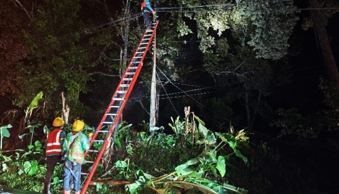 PLN Himbau Warga Lampung Tetap Waspada Bahaya Kelistrikan di Tengah Cuaca Ekstrem