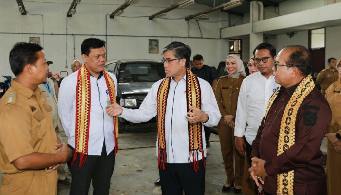 Dampingi Menaker RI Yassierli, Pj Gubernur Samsudin Kunjungi BLK Dinakertrans Provinsi Lampung