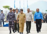 Pj Gubernur Dampingi Kunjungan KSAL Tinjau Program Ketahanan Pangan TNI AL di Lampung