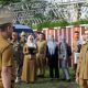 Wagub Lampung Jihan Nurlela menjadi Pembina Apel Mingguan di Lingkungan Pemprov Lampung, di Lapangan Korpri, Kantor Gubernur Lampung || Foto: Adpim Pemprov Lampung