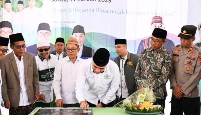 Bupati Pesawaran Resmikan Gedung PCNU di Momen Harlah ke-102 NU