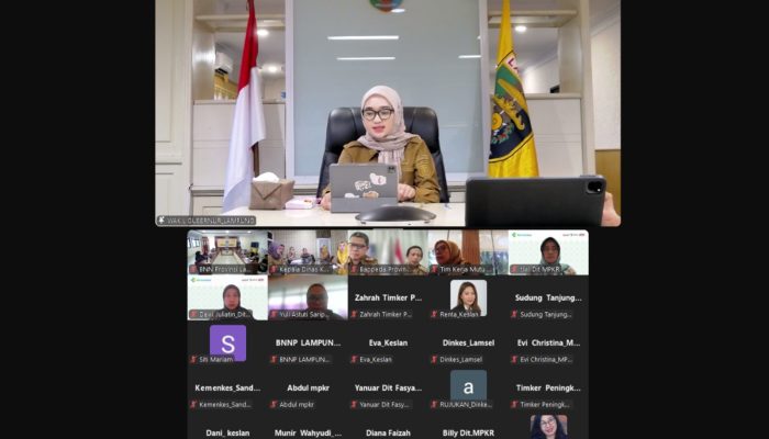 Wagub Lampung Pimpin Rakor Perubahan Fungsi RSUD Bandar Negara Husada Menjadi Tempat Rehabilitasi