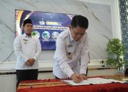 Plh Sekdaprov Lampung, Muhammad Firsada menghadiri kegiatan Serah Terima BMN bertempat di Kantor Balai Pelaksanaan Jalan Nasional Lampung Ditjen Bina Marga - Kementerian Pekerjaan Umum || Foto: Dinas Kominfotik Provinsi Lampung