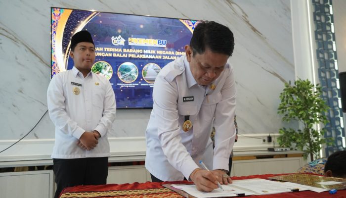 Pemprov Lampung Terima Hibah BMN dari Balai Pelaksanaan Jalan Nasional Lampung