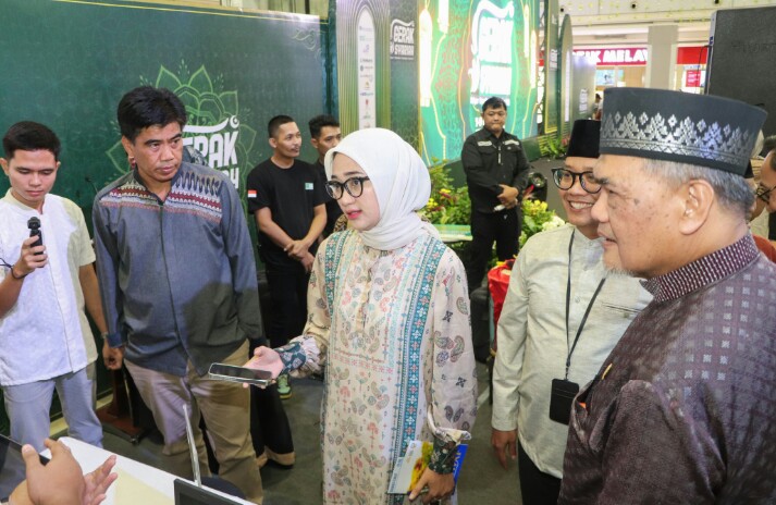 Wagub Lampung, Jihan Nurlela membuka kegiatan Gebyar Ramadan Keuangan Syariah (Gerak Syariah) Tahun 2025 || Foto: Dinas Kominfotik Provinsi Lampung