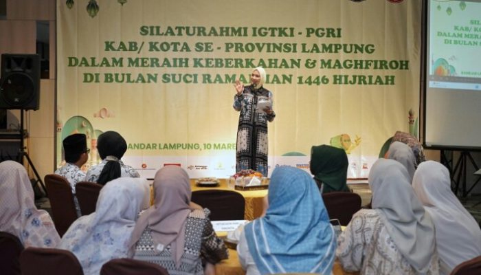 Bunda PAUD Provinsi Lampung Hadiri Silaturahmi IGTKI-PGRI se-Lampung