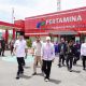 Gubernur Lampung, Rahmat Mirzani Djausal mendampingi Kunjungan Kerja Spesifik Komisi XII Dewan Perwakilan Rakyat (DPR) RI ke Integrated Terminal Panjang bertempat di Pertamina TBBM Panjang || Foto: Dinas Kominfotik Provinsi Lampung