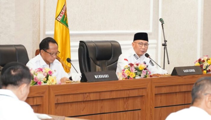 Mantapkan Kesiapan Angkutan Lebaran 1446 H, Gubernur Lampung Gelar Pembahasan Bersama Mendagri dan Menhub