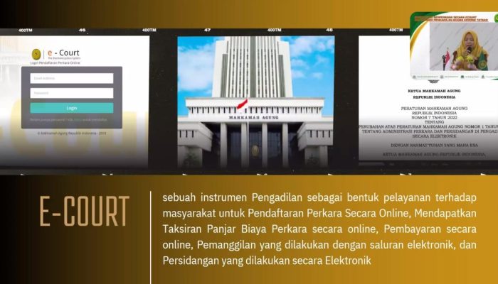 Lewat Sosialisasi E-Court dan Inovasi, Pengadilan Agama Gedong Tataan Berikan Pemahaman Layanan Berperkara