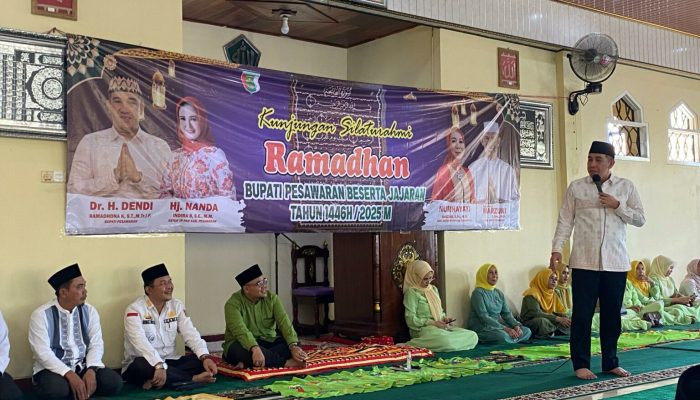 Bupati Pesawaran Kunjungan Silaturahmi Ramadan 1446 H di Kecamatan Kedondong