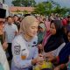 Wagub Lampung, Jihan Nurlela meninjau pelaksanaan Pasar Murah dalam rangka menyambut Ramadan dan menjelang Idul Fitri 1446 H, di Lapangan Rejosari || Foto: Dinas Kominfotik Provinsi Lampung
