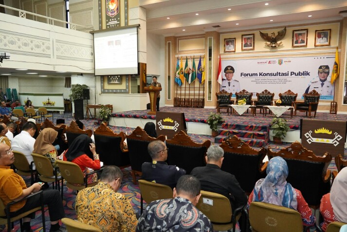 Gubernur Lampung, Rahmat Mirzani Djausal, menegaskan pentingnya kolaborasi antara pemerintah daerah, masyarakat, dan dunia usaha dalam perumusan RPJMD 2025-2029 serta RKPD 2026 || Foto: Dinas Kominfotik Provinsi Lampung