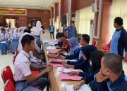 Peserta seleksi Paskibra Bandar Lampung menjalani tes di Aula Semergo || Foto: 5W1HINDONESIA.ID