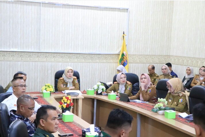 Pemprov Lampung mengikuti Rapat Koordinasi Pengendalian Inflasi Daerah secara virtual bertempat di Ruang Command Center Lt. II Dinas Kominfotik Provinsi Lampung || Foto: Dinas Kominfotik Provinsi Lampung