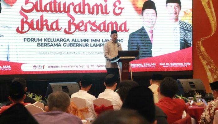 Silaturahmi Bersama FOKAL IMM, Gubernur Lampung Ajak Kolaborasi untuk Pembangunan Daerah