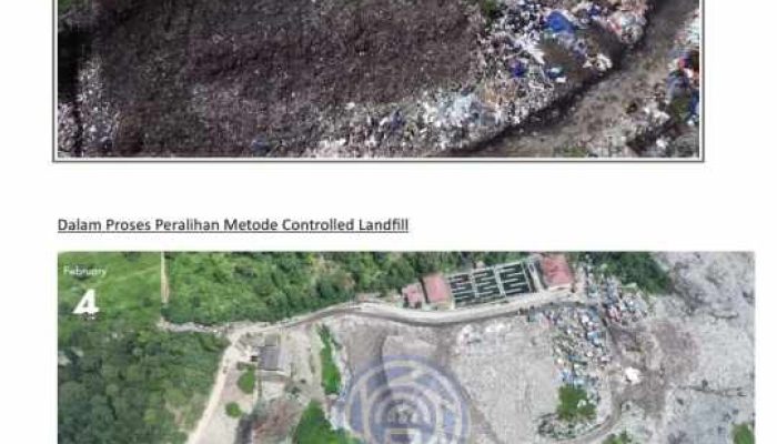 TPA Bakung kini Gunakan Metode Pengolahan Sampah Controlled Landfill