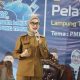 Wakil Gubernur Lampung, Jihan Nurlela yang menjadi narasumber dalam pelatihan kader lanjutan Pergerakan Mahasiswa Islam Indonesia (PMII) yang digelar di Gazebo Rumah Dinas Bupati Lampung Timur || Foto: Dinas Kominfotik Provinsi Lampung