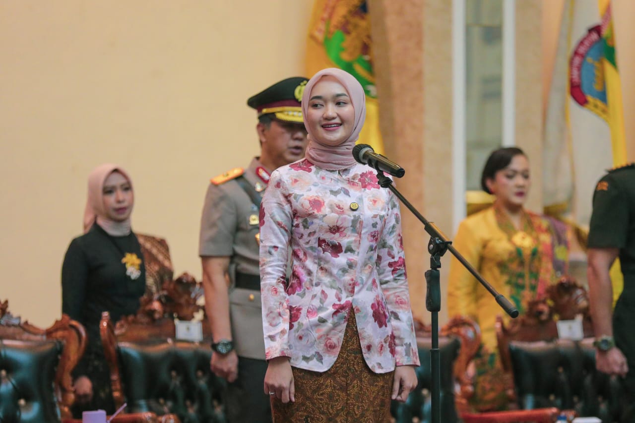 Wagub Lampung Jihan Nurlela saat menghadiri Upacara Peringatan Hari Kartini Tahun 2025 || Foto: Adpim Pemprov Lampung