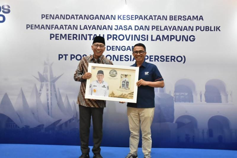 Pemprov Lampung menjalin kemitraan strategis dengan PT Pos Indonesia (Persero) untuk memperluas dan meningkatkan kualitas layanan publik di Provinsi Lampung || Foto: Istimewa