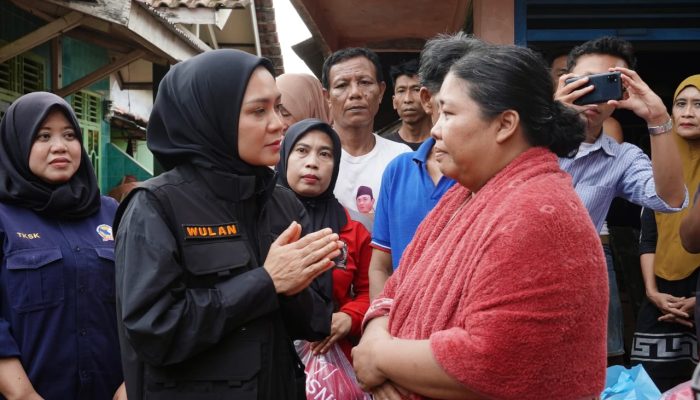 Ketua PMI Provinsi Lampung Kunjungi Korban Banjir di Panjang