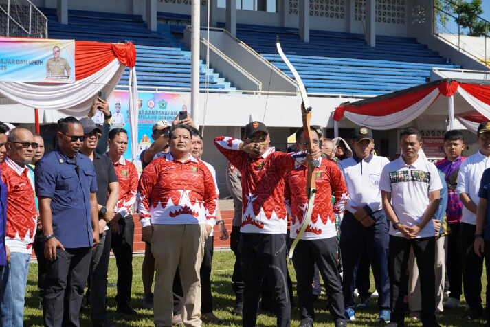 Pemprov Lampung menyelenggarakan Kejuaraan Panahan Antar Pelajar dan Umum Piala Gubernur Lampung di Stadion Pahoman, Bandar Lampung || Foto: Dinas Kominfotik Provinsi Lampung
