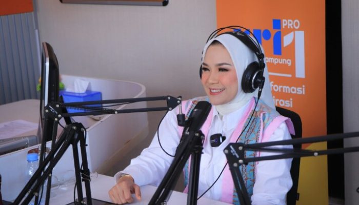 Ketua Dekranasda Provinsi  Lampung Dorong Penguatan UMKM Lewat Podcast RRI