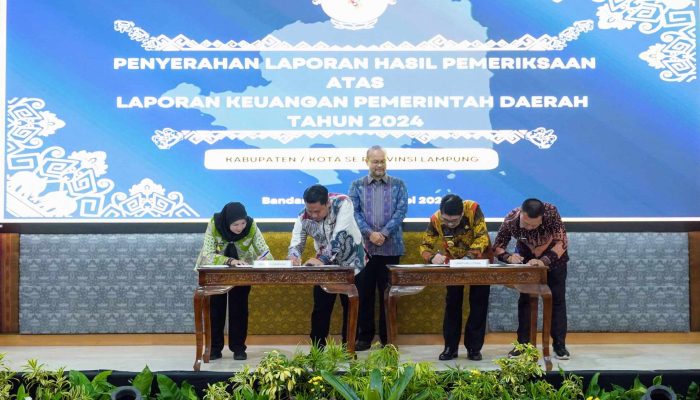 Bandar Lampung Raih Penilaian WTP dari BPK RI