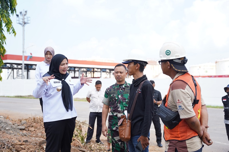 Walikota Eva Dwiana berkoordinasi terkait pembangunan infrastruktur || Foto: Dok. Diskominfo