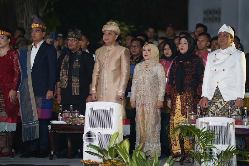 Walikota Eva Dwiana saat menghadiri Munas APeksi 2025 di Surabaya