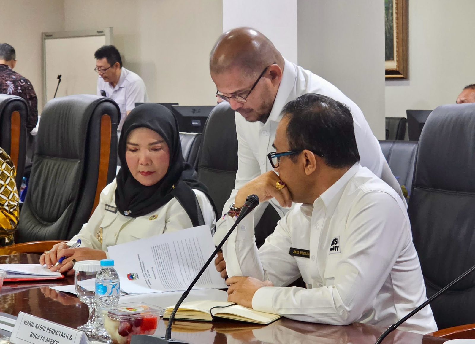 Eva Dwiana kunjungi kantor staf kepresidenan mewakili Apeksi || Foto: Istimewa