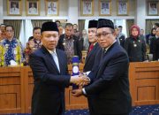 Sekdaprov Lampung, Marindo Kurniawan, secara resmi melantik dan mengambil sumpah jabatan Pejabat Pimpinan Tinggi Pratama di Pemerintah Provinsi Lampung Tahun 2025 || Foto: Kominfotik Provinsi Lampung